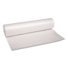 Recycled Low-Density Polyethylene Can Liners, 45 Gal, 1.1 Mil, 40" x 46", Clear, Perforated, 10 Bags/Roll, 10 Rolls/Carton