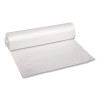 Recycled Low-Density Polyethylene Can Liners, 33 Gal, 1.4 Mil, 33" x 39", Clear, Perforated, 10 Bags/Roll, 10 Rolls/Carton