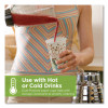 Perfectouch Paper Hot Cups, 12 Oz, Coffee Haze Design, 50/Sleeve, 20 Sleeves/Carton