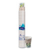 Perfectouch Paper Hot Cups, 12 Oz, Coffee Haze Design, 50/Pack