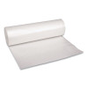 Recycled Low-Density Polyethylene Can Liners, 60 Gal, 1.4 Mil, 38" x 58", Clear, Perforated, 10 Bags/Roll, 10 Rolls/Carton