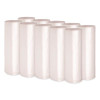 Recycled Low-Density Polyethylene Can Liners, 60 Gal, 1.4 Mil, 38" x 58", Clear, Perforated, 10 Bags/Roll, 10 Rolls/Carton