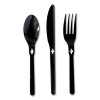 Knife Wego Polystyrene Utensils, Knife, Plastic, Black, 1,000/Carton