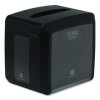 Tabletop Napkin Dispenser, 7.6 x 6.1 x 7.2, Black
