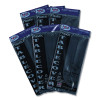 Table Set Rectangular Table Covers, Heavyweight Plastic, 54" X 108", Black, 6/Pack