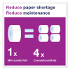 Elevation Bath Tissue Mini-Jumbo Roll Twin Dispenser, 17 x 5.69 x 10.13, Black