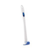 Disposable Toilet Scrubber Refill, Blue/White, 10/Pack