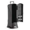 Utensil Dispenser, Holds 100 Knives, 10.22 x 12.5 x 23.75, Black