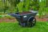 Big Wheel Agriculture Wheelbarrow, 300 Lb Capacity, 32.75" x 58" x 28.25", Black