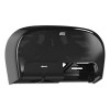 High Capacity Bath Tissue Roll Dispenser For Opticore, 16.62 x 5.25 x 9.93, Black
