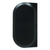 Compact Vertical Double Roll Coreless Tissue Dispenser, 14.06 x 6.69 x 8.19, Black
