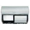 Compact Coreless Side-By-Side Double Roll Tissue Dispenser, 10.13 x 6.75 x 7.13, Stainless Steel