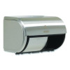 Compact Coreless Side-By-Side Double Roll Tissue Dispenser, 10.13 x 6.75 x 7.13, Stainless Steel