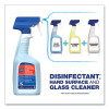 Disinfecting All-Purpose Spray And Glass Cleaner, Fresh Scent, 32 Oz Bottles, 8 Bottles And 8 Trigger Sprayers/Carton