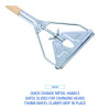 Quick Change Metal Head Mop Handle For No. 20 And Up Heads, 62", Natural