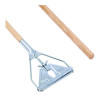 Quick Change Metal Head Mop Handle For No. 20 And Up Heads, 62", Natural