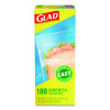 Fold Top Food Storage Plastic Sandwich Bags, 6.5 x 5.5, Clear, 180 Bags/Box, 12 Boxes/Carton