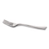 Heavyweight Plastic Forks, Reflections Design, Silver, 600/Carton