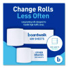 Two-Ply Toilet Tissue, Septic Safe, White, 400 Sheets/Roll, 96 Rolls/Carton