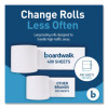 Two-Ply Toilet Tissue, Septic Safe, White, 400 Sheets/Roll, 96 Rolls/Carton