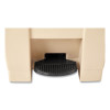 Indoor Utility Step-On Waste Container, 12 Gal, Plastic, Beige