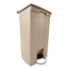 Legacy Step-On Receptacle, 23 Gal, Polyethylene, Beige