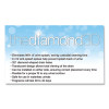 Diamond 3d Urinal Screen, Melon Mist Scent, Clear, 10/Pack, 6 Packs/Carton
