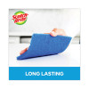 Non-Scratch Scour Pads, 3 x 6, Blue, 10/Carton