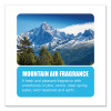 Diamond 3d Urinal Screen, Mountain Air Scent, Blue, 10/Pack, 6 Packs/Carton