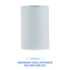Hardwound Paper Towels, Nonperforated, 1-Ply, 8" x 350 Ft, White, 12 Rolls/Carton