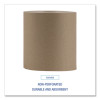 Hardwound Paper Towels, Nonperforated, 1-Ply, 8" x 800 Ft, Natural, 6 Rolls/Carton