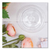 Pete Flat Straw-Slot Cold Cup Lids, Fits 16 Oz To 24 Oz Cold Cups, Plastic, Clear, 100/Pack, 10 Packs/Carton