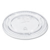 Pete Flat Straw-Slot Cold Cup Lids, Fits 16 Oz To 24 Oz Cold Cups, Plastic, Clear, 100/Pack, 10 Packs/Carton