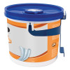 Fast Towels Hand Cleaning Towels, 9 x 10, Fresh Citrus, Blue, 130/Bucket, 4 Buckets/Carton