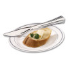 Heavyweight Plastic Knives, Reflections Design, Silver, 600/Carton
