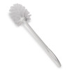 Commercial-Grade Toilet Bowl Brush, 10" Handle, White