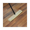 Fiberglass Broom Handle, Nylon Plastic Threaded End, 1" Dia x 60", Black