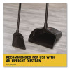 Angled Lobby Broom, Poly Bristles, 35" Handle, Black