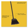 Angled Lobby Broom, Poly Bristles, 35" Length, Black