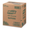 100% Recycled Luncheon Napkins, 1 Ply, 11.4 x 12.5, White, 400/Pack, 6 Packs/Carton