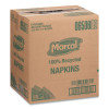 100% Recycled Luncheon Napkins, 1 Ply, 11.4 x 12.5, White, 400/Pack, 6 Packs/Carton