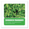 Non-Para Toilet Bowl Block, Lasts 30 Days, Evergreen Scent, White, 12/Box