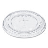 Straw-Slot Cold Cup Lids, Fits 9 Oz To 20 Oz Cold Cups, Plastic, Clear, 100/Sleeve, 10 Sleeves/Carton