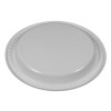 Plastic Dinnerware, Plates, 6" Dia, White, 125/Pack