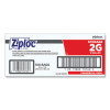 Double Zipper Storage Bags, 2 Gallon, 15" x 13", Clear, 100/Carton