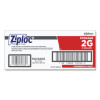 Double Zipper Storage Bags, 2 Gallon, 15" x 13", Clear, 100/Carton