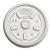 Plastic Lids For Foam Containers, Vented, Fits 3.5 Oz To 6 Oz, White, 100/Pack, 10 Packs/Carton