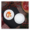 Quiet Classic Laminated Foam Dinnerware Plates, 6" Dia, White, 125/Pack, 8 Packs/Carton