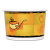 Streetside Squat Paper Food Container With Lid, Streetside Design, 12 Oz, 250/Carton