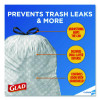 Cloroxpro Forceflex Tall Kitchen Drawstring Trash Bags, 13 Gal, 23.75 x 24.88, Gray, 100/Box